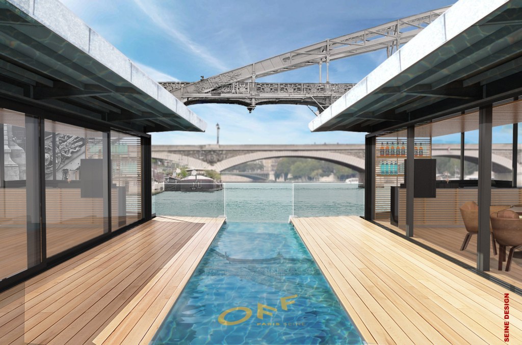 Hôtel flottant sur la Seine
