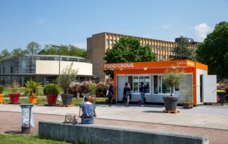 Solution modulaire choisie pour le point "Food CROUS"