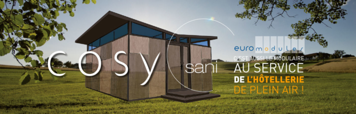 Cosy sani, sanitaires modulaires pour l'hôtellerie de plein air