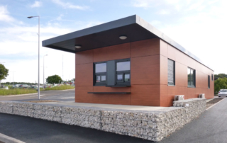 Accueil parking en conception modulaire