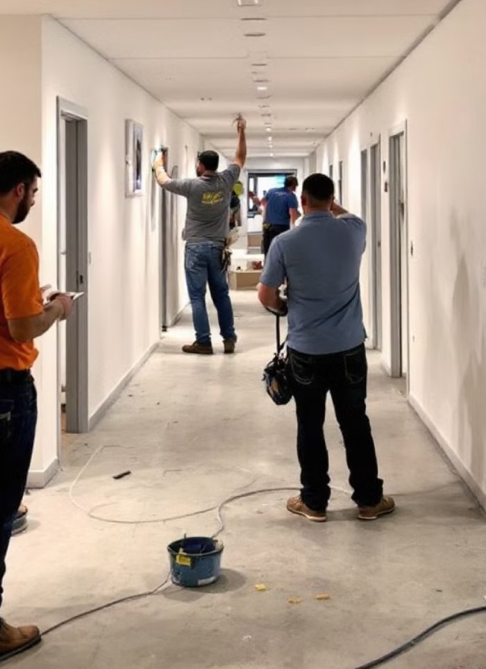 Rapidité d'installation pour les bureaux modulaires