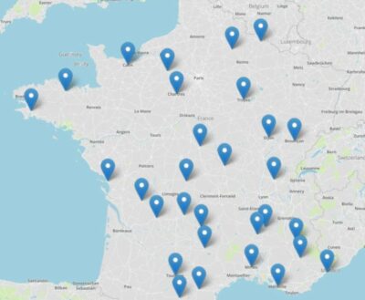 géolocalisation des modules préfabriqués connectés