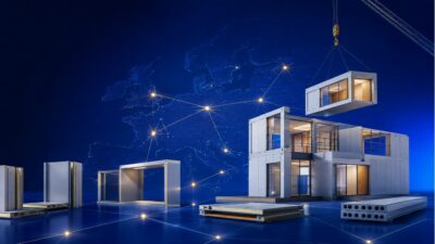 Réseau européen de construction industrialisée avec modules préfabriqués assemblés hors site